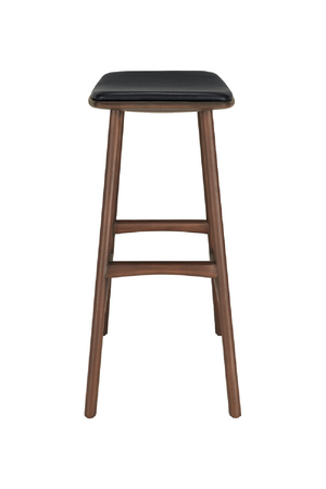Varnished Teak Counter Stool | Ethnicraft Osso | Oroa.com