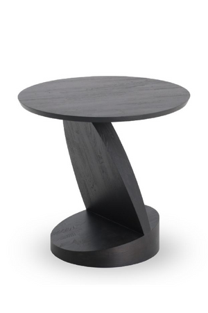 Solid Teak Side Table | Ethnicraft Oblic | OROA.com