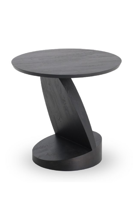 Solid Teak Side Table | Ethnicraft Oblic | OROA.com