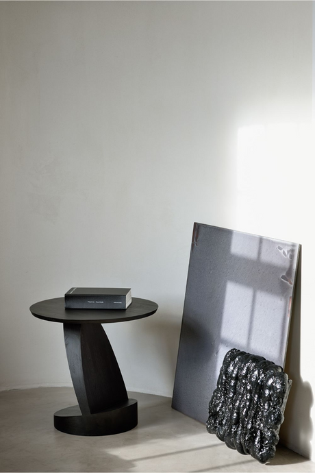 Solid Teak Side Table | Ethnicraft Oblic | OROA.com