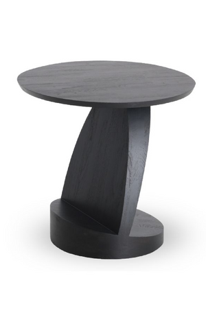 Solid Teak Side Table | Ethnicraft Oblic | OROA.com
