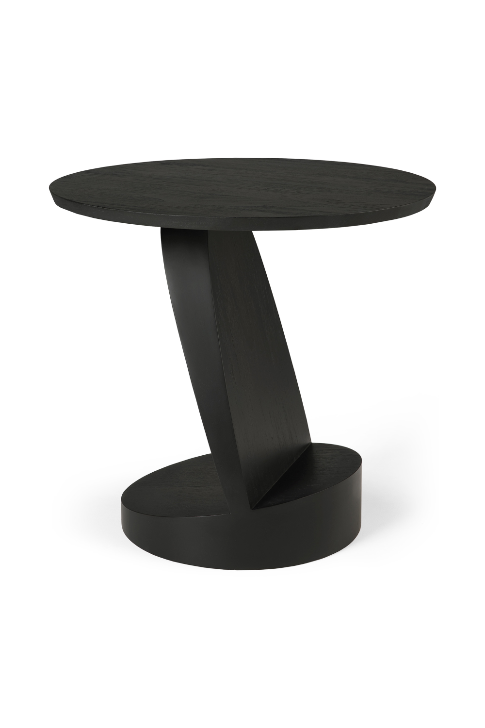 Solid Teak Side Table | Ethnicraft Oblic | OROA.com