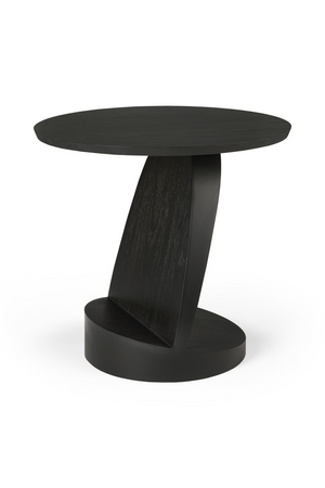 Solid Teak Side Table | Ethnicraft Oblic | OROA.com