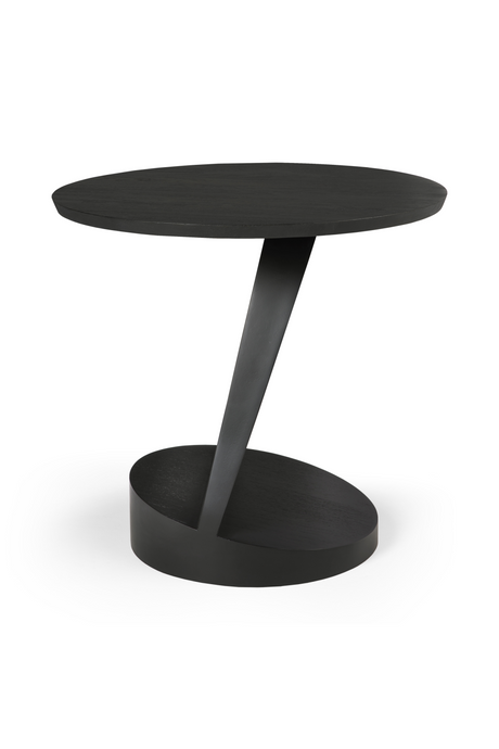 Solid Teak Side Table | Ethnicraft Oblic | OROA.com