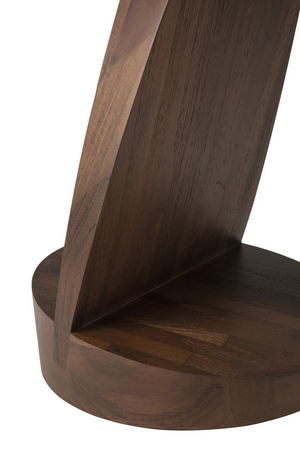Solid Teak Side Table | Ethnicraft Oblic | OROA.com