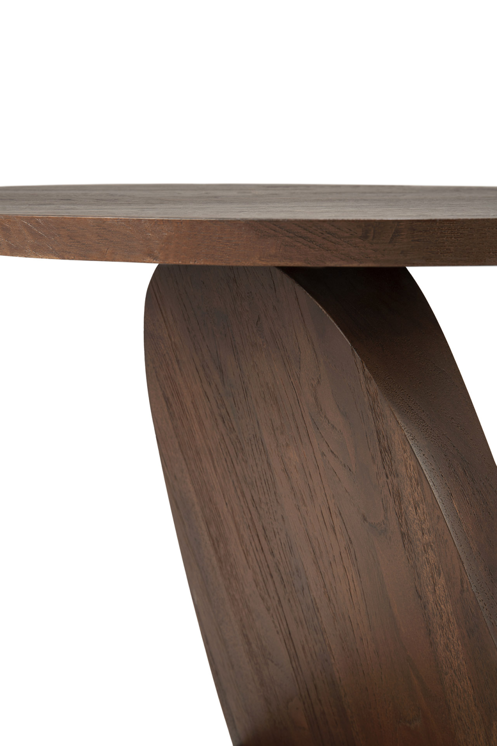 Solid Teak Side Table | Ethnicraft Oblic | OROA.com