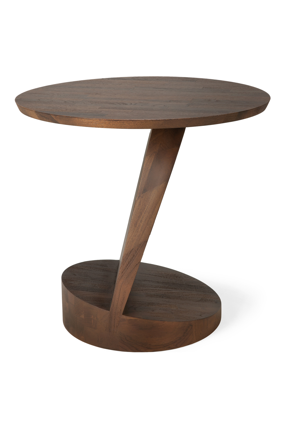 Solid Teak Side Table | Ethnicraft Oblic | OROA.com