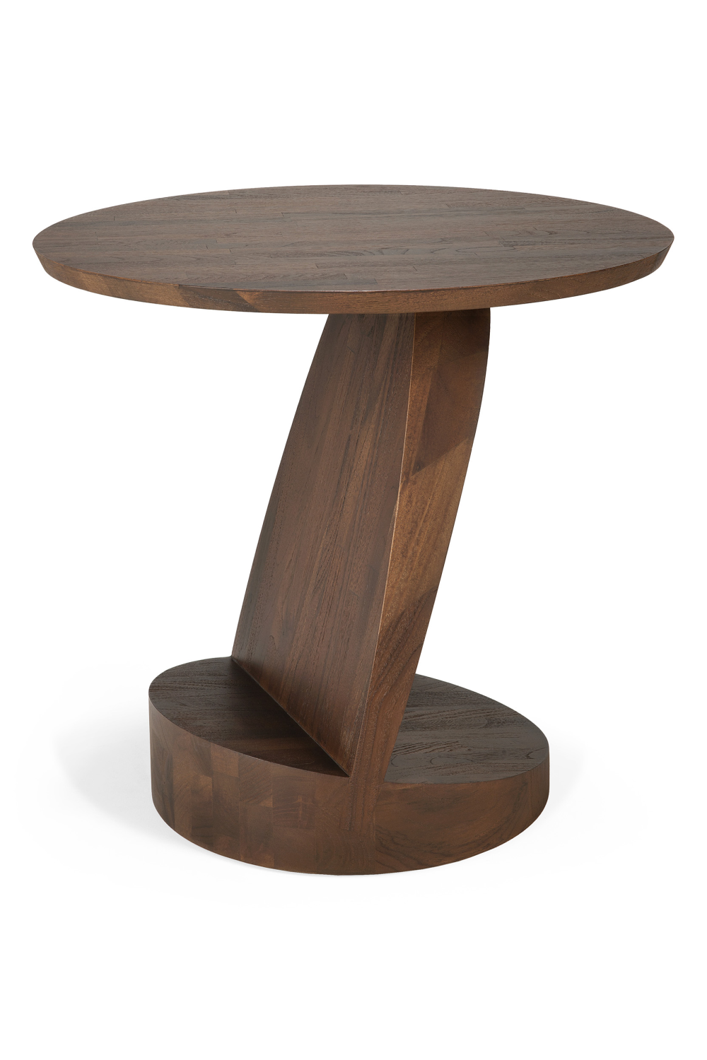 Solid Teak Side Table | Ethnicraft Oblic | OROA.com