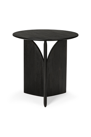 Black Teak Side Table | Ethnicraft Fin | OROA.com