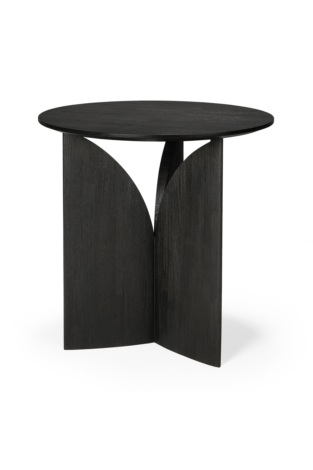 Black Teak Side Table | Ethnicraft Fin | OROA.com