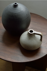 Modern Varnished Side Table | Ethnicraft Geometric | OROA.com