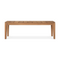 2-Seater Teak Cushioned Outdoor Bench | Ethnicraft Bok | Oroa.com