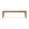 3-Seater Teak Cushioned Outdoor Bench | Ethnicraft Bok | Oroa.com