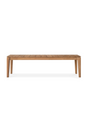 3-Seater Teak Cushioned Outdoor Bench | Ethnicraft Bok | Oroa.com