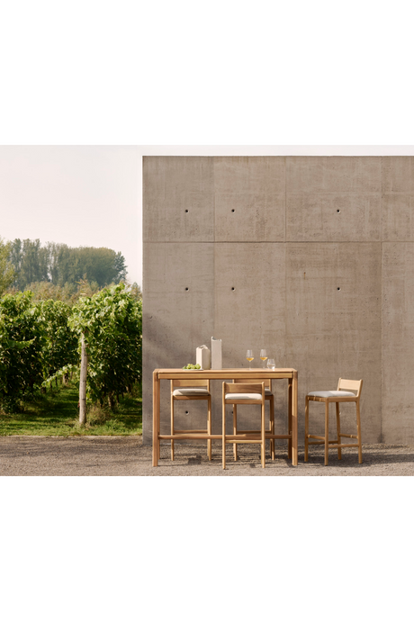 Natural Teak Outdoor Bar Table | Ethnicraft Jack | Oroa.com