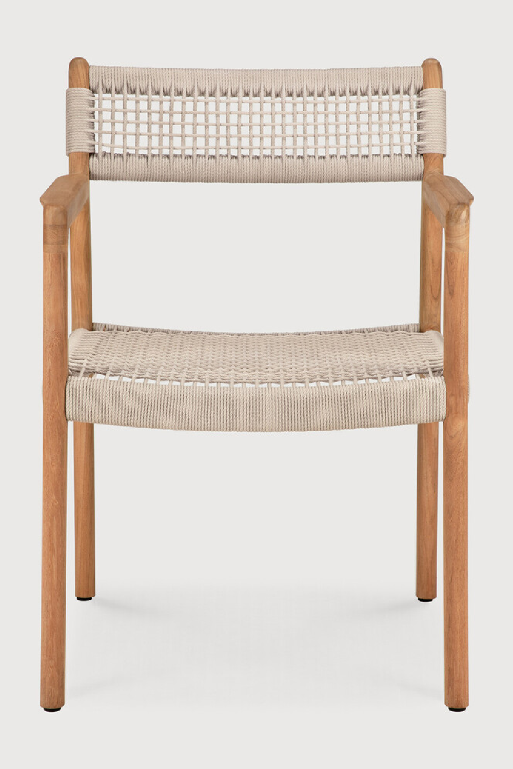 Beige Woven Outdoor Dining Chair | Ethnicraft Jack | Oroa.com