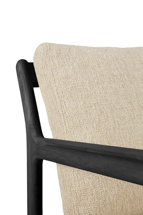 Black Teak Outdoor Lounge Chair | Ethnicraft Jack | Oroa.com