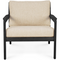 Black Teak Outdoor Lounge Chair | Ethnicraft Jack | Oroa.com
