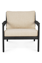 Black Teak Outdoor Lounge Chair | Ethnicraft Jack | Oroa.com