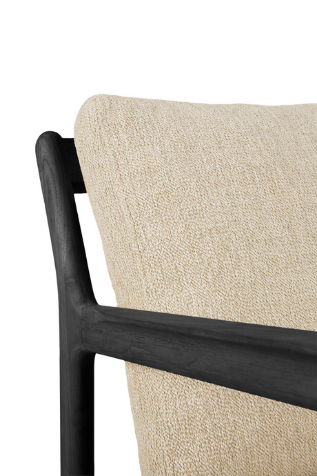 Black Teak 3+ Seater Outdoor Sofa | Ethnicraft Jack | Oroa.com