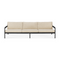 Black Teak 3+ Seater Outdoor Sofa | Ethnicraft Jack | Oroa.com
