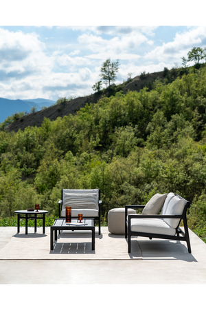 Black Teak Outdoor Sofa | Ethnicraft Jack | Oroa.com