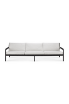 Black Teak 3+ Seater Outdoor Sofa | Ethnicraft Jack | Oroa.com