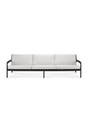 Black Teak 3+ Seater Outdoor Sofa | Ethnicraft Jack | Oroa.com