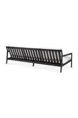 Black Teak 3+ Seater Outdoor Sofa | Ethnicraft Jack | Oroa.com