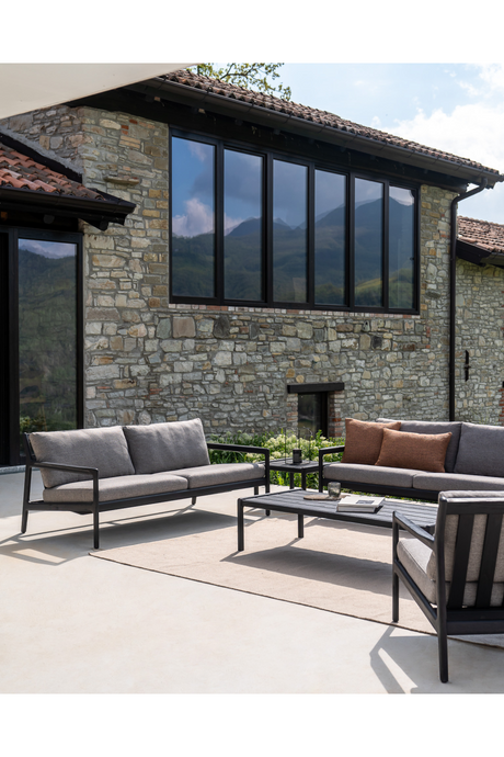 Black Teak Outdoor Lounge Chair | Ethnicraft Jack | Oroa.com