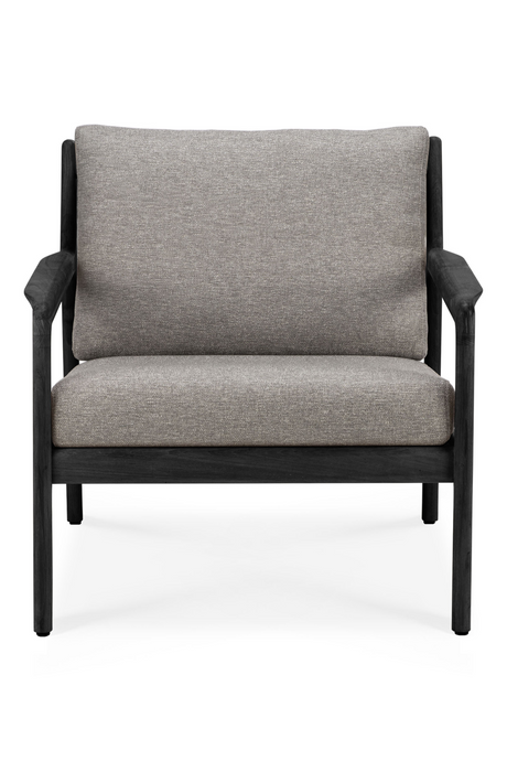 Black Teak Outdoor Lounge Chair | Ethnicraft Jack | Oroa.com