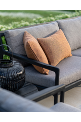 Black Teak 3+ Seater Outdoor Sofa | Ethnicraft Jack | Oroa.com
