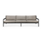 Black Teak 3+ Seater Outdoor Sofa | Ethnicraft Jack | Oroa.com