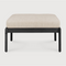 Teak Cushioned Outdoor Stool | Ethnicraft Jack | Oroa.com