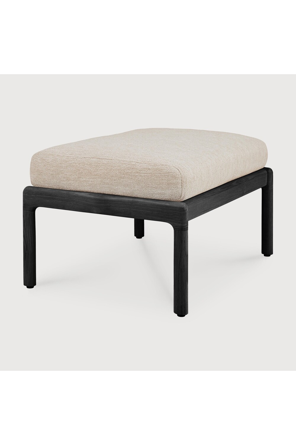 Teak Cushioned Outdoor Stool | Ethnicraft Jack | Oroa.com
