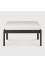 Teak Cushioned Outdoor Stool | Ethnicraft Jack | Oroa.com
