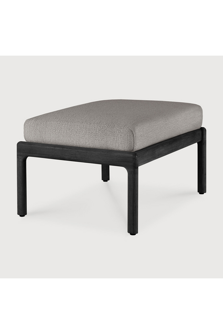 Teak Cushioned Outdoor Stool | Ethnicraft Jack | Oroa.com