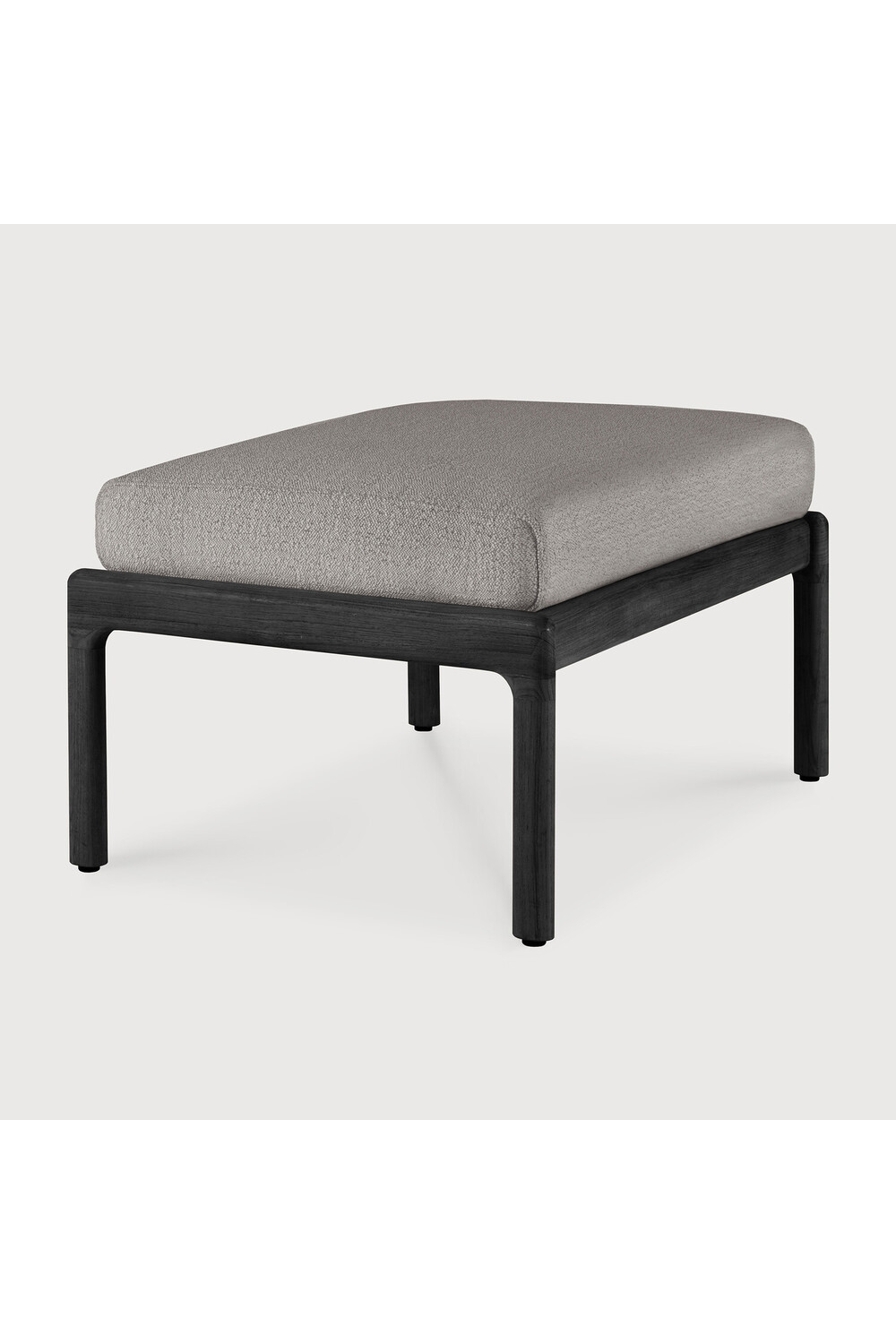 Teak Cushioned Outdoor Stool | Ethnicraft Jack | Oroa.com