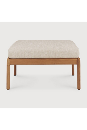Natural Teak Outdoor Ottoman | Ethnicraft Jack | Oroa.com