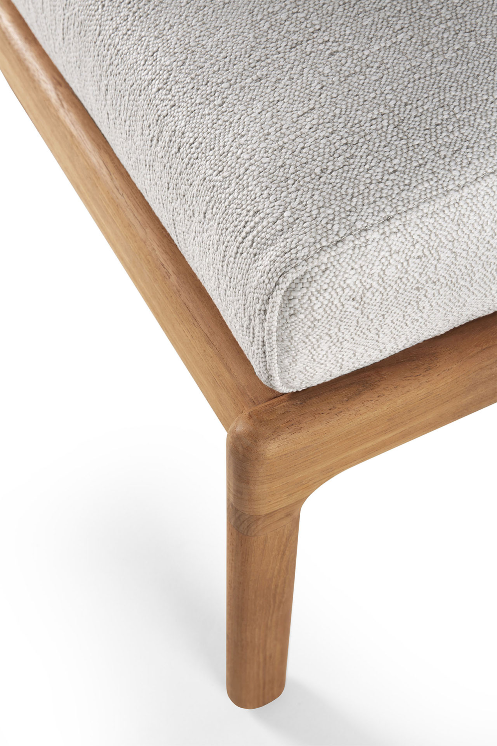 Natural Teak Outdoor Ottoman | Ethnicraft Jack | Oroa.com