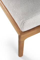 Natural Teak Outdoor Ottoman | Ethnicraft Jack | Oroa.com