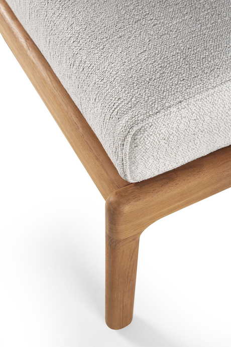 Natural Teak Outdoor Ottoman | Ethnicraft Jack | Oroa.com