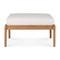 Natural Teak Outdoor Ottoman | Ethnicraft Jack | Oroa.com