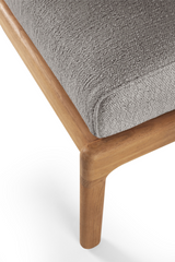 Natural Teak Outdoor Ottoman | Ethnicraft Jack | Oroa.com
