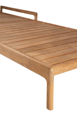 Teak Adjustable Outdoor Lounger | Ethnicraft Jack | OROA.COM
