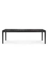 Black Teak Outdoor Dining Table | Ethnicraft Bok | OROA.COM