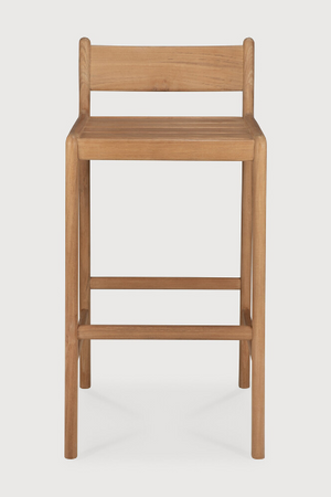 Natural Teak Outdoor Bar Stool | Ethnicraft Jack | Oroa.com