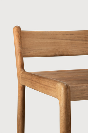 Natural Teak Outdoor Bar Stool | Ethnicraft Jack | Oroa.com