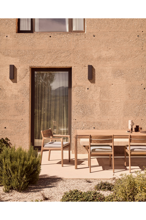 Teak Padded Outdoor Dining Chair | Ethnicraft Jack | Oroa.com