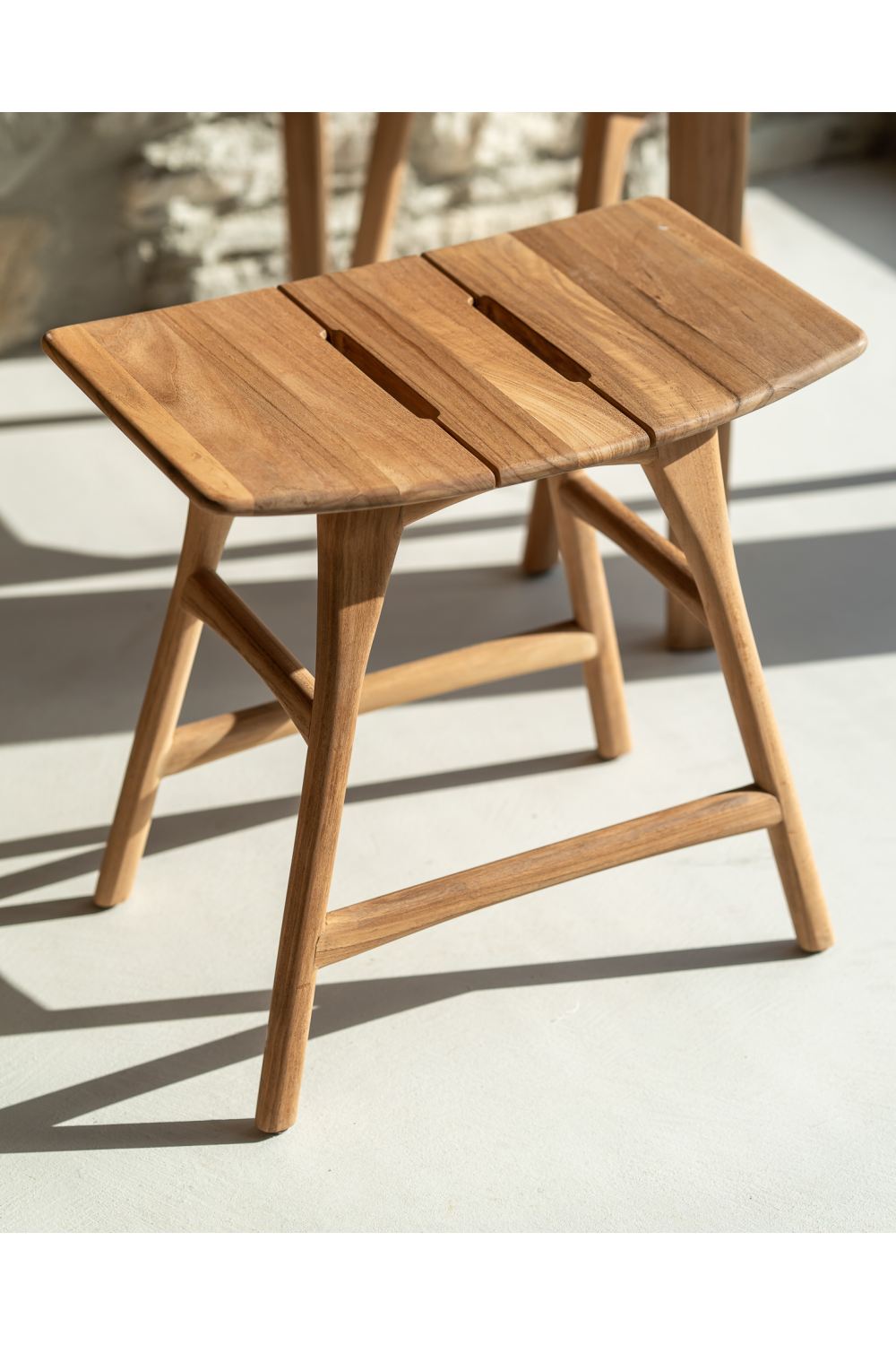 Scandinavian Outdoor Stool – Osso – material finish alternate view 27